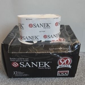 Sanek Neck Strips - 5 packs of 60 strips